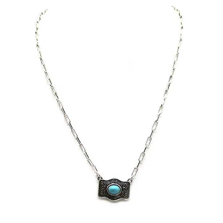 Small Buckle Necklace