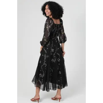 Iris Floral Twist Dress