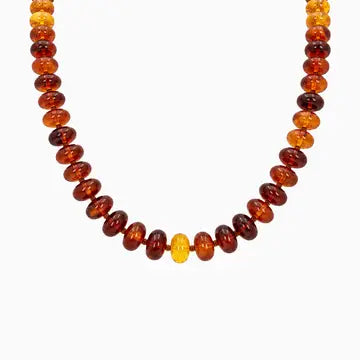 Autumn Marble Bead Necklace