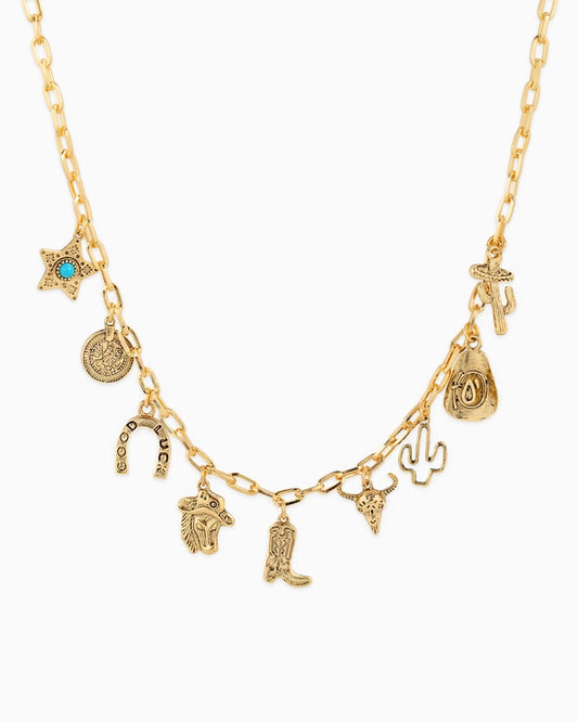 Antique Western Charm Necklace