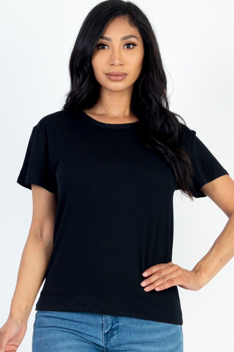 Basic T Shirt Short Sleeved