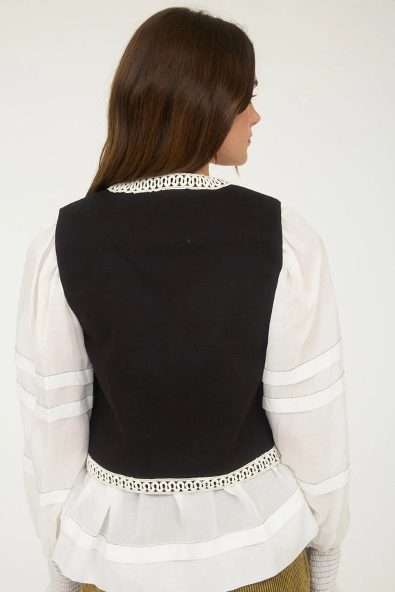 Lucia Embroidered Vest