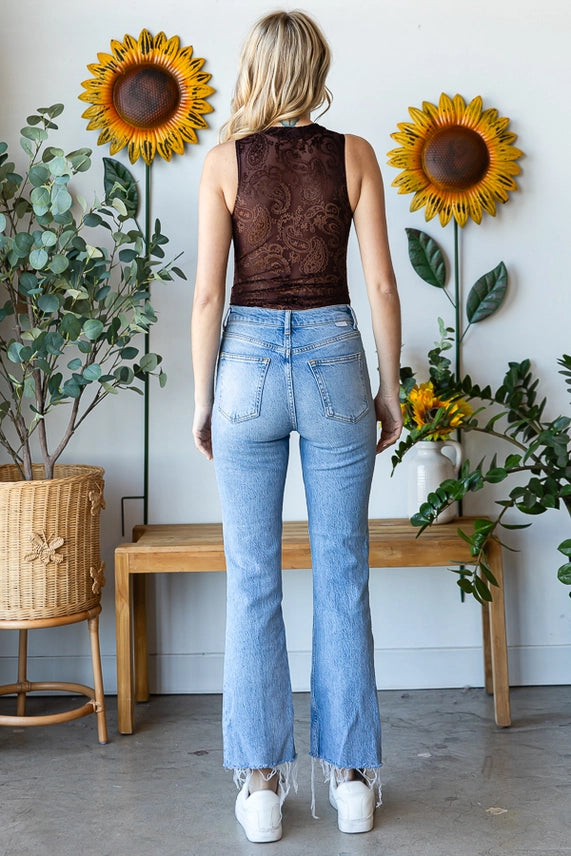 Delta Paisley Bodysuit