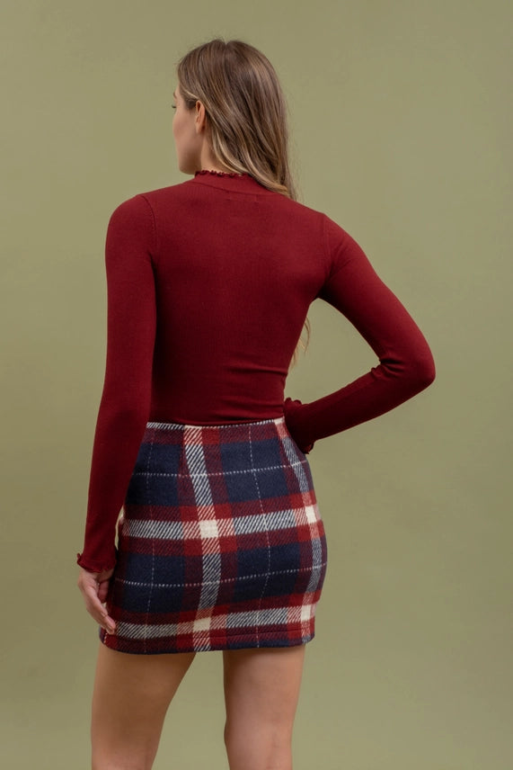 Lola Mock Neck Top