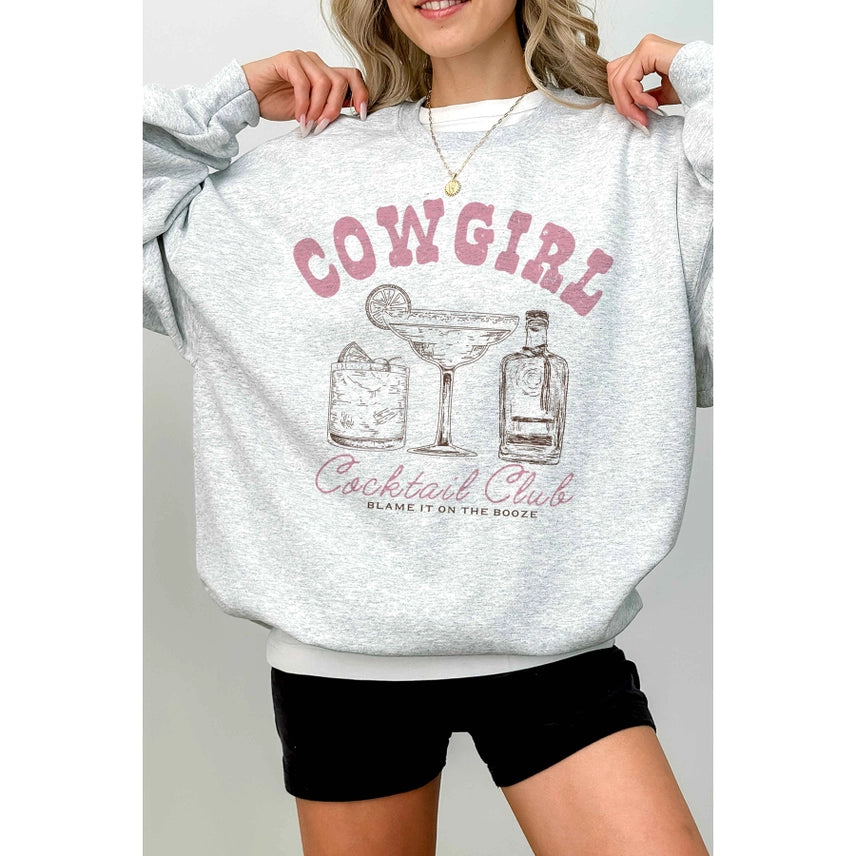 Renee Cowgirl Cocktail Club Sweatshirt