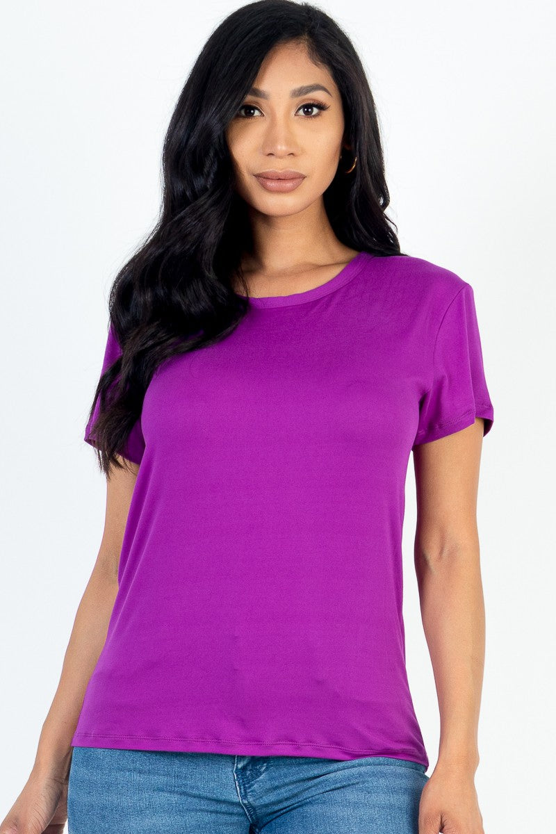 Basic T Shirt Short Sleeved