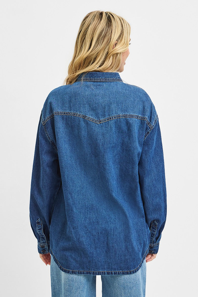 Camryn Denim Button Up Shirt