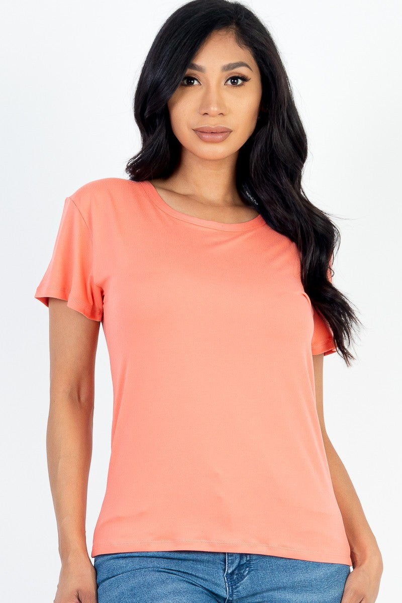 Basic T Shirt Short Sleeved