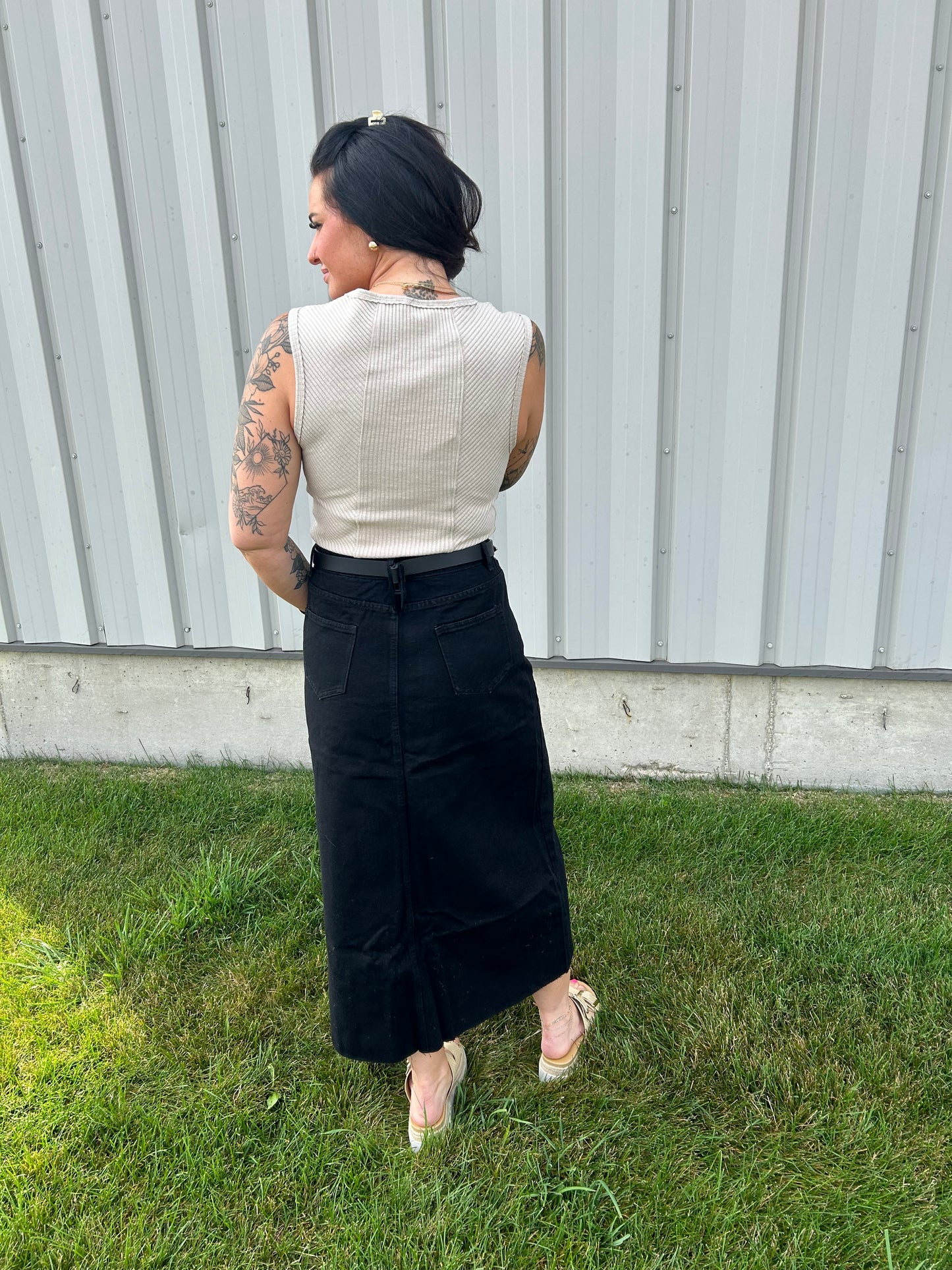 Bexley Midi Denim Skirt