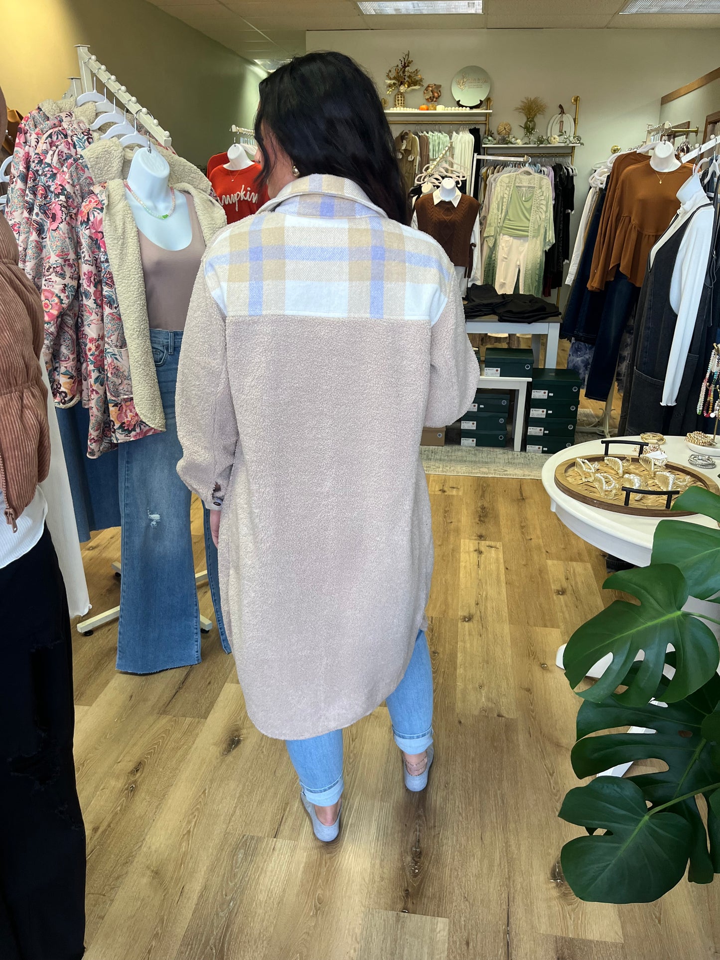 Naomi Sherpa Long Jacket