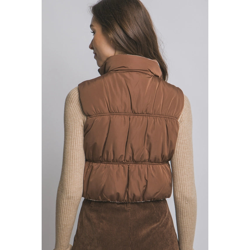 Gabbie Reversable Plaid Vest