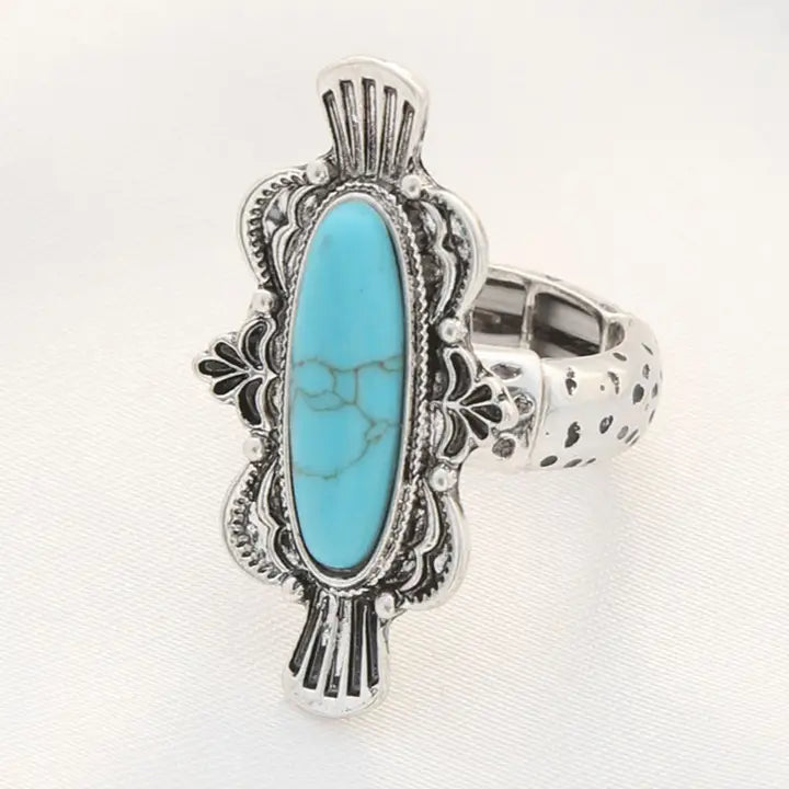 Oval Turquoise ring