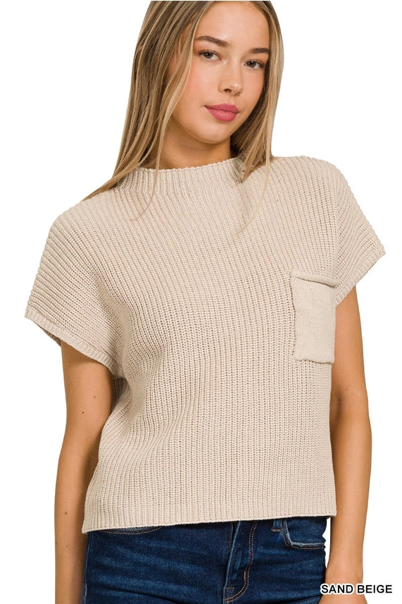 Casey Short Sleeved Sweater