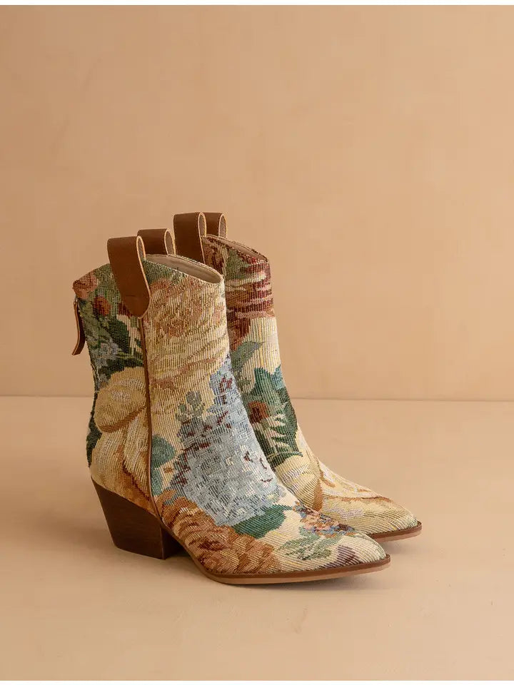 Kaiya Vintage Floral Western Boot