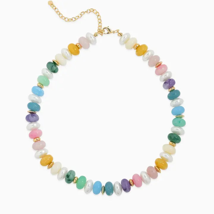 Multi Color Beaded Necklace