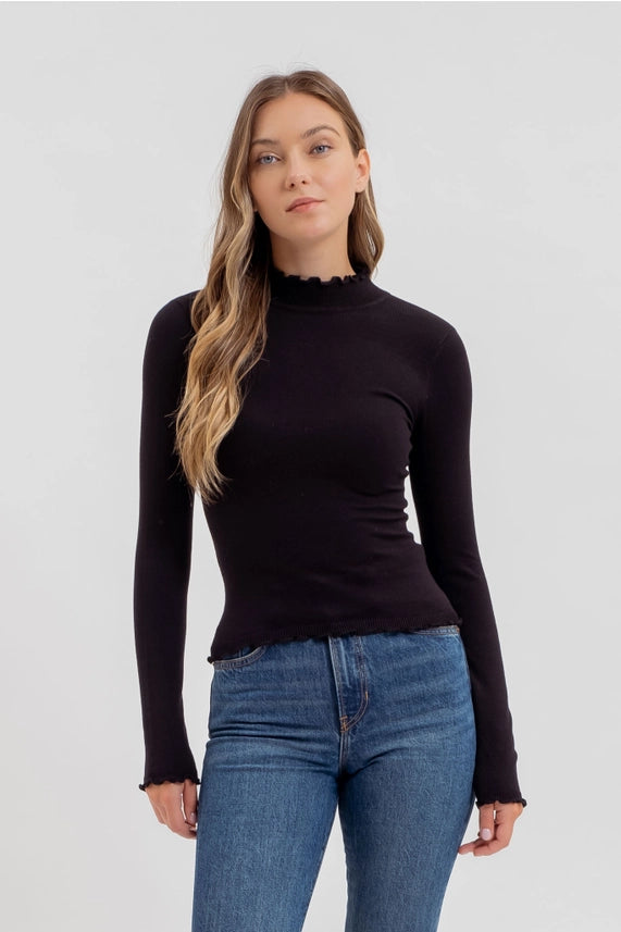 Lola Mock Neck Top