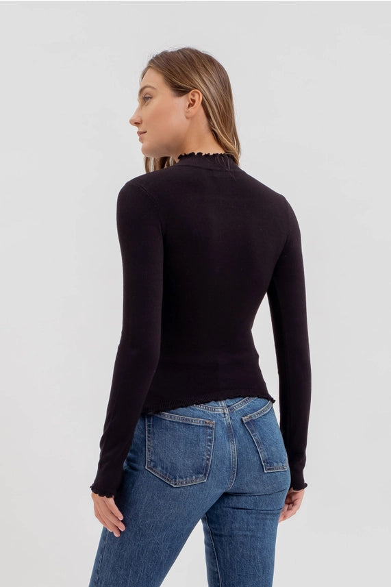 Lola Mock Neck Top