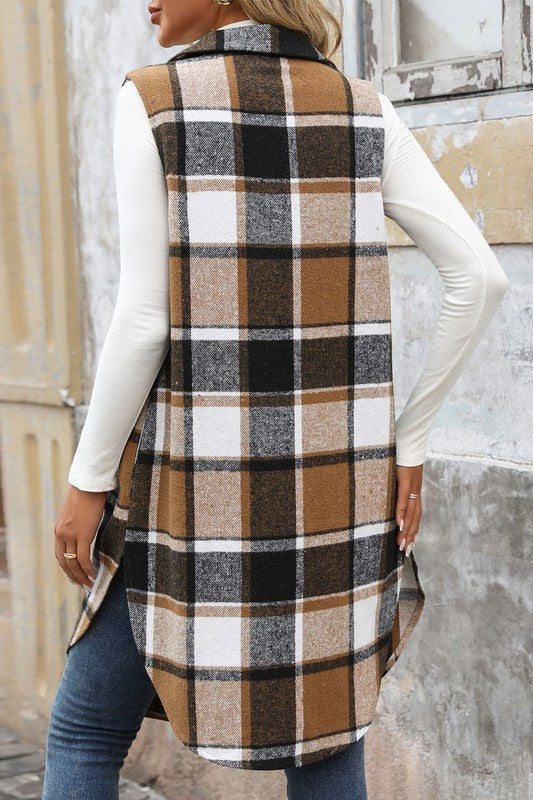 Jessie Plaid Vest