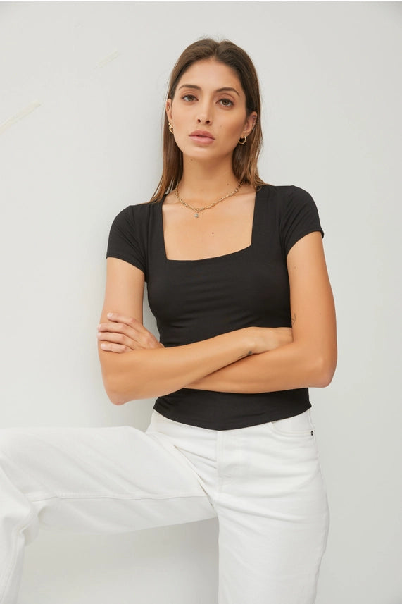 Jolie Square Neck Top