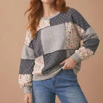 Alina Patchwork Top
