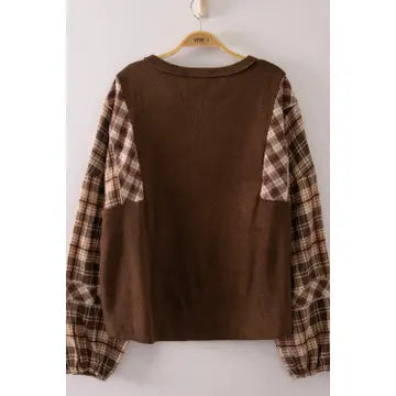 Camdyn Plaid Top