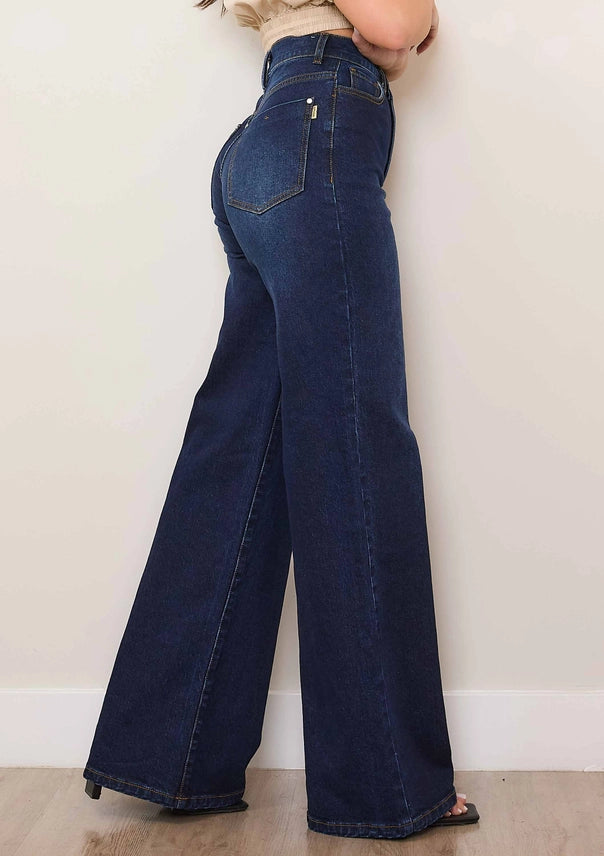 Zoey Super High Waist Wide leg Jean
