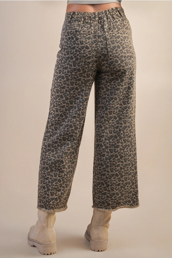 Zara Leopard Pants