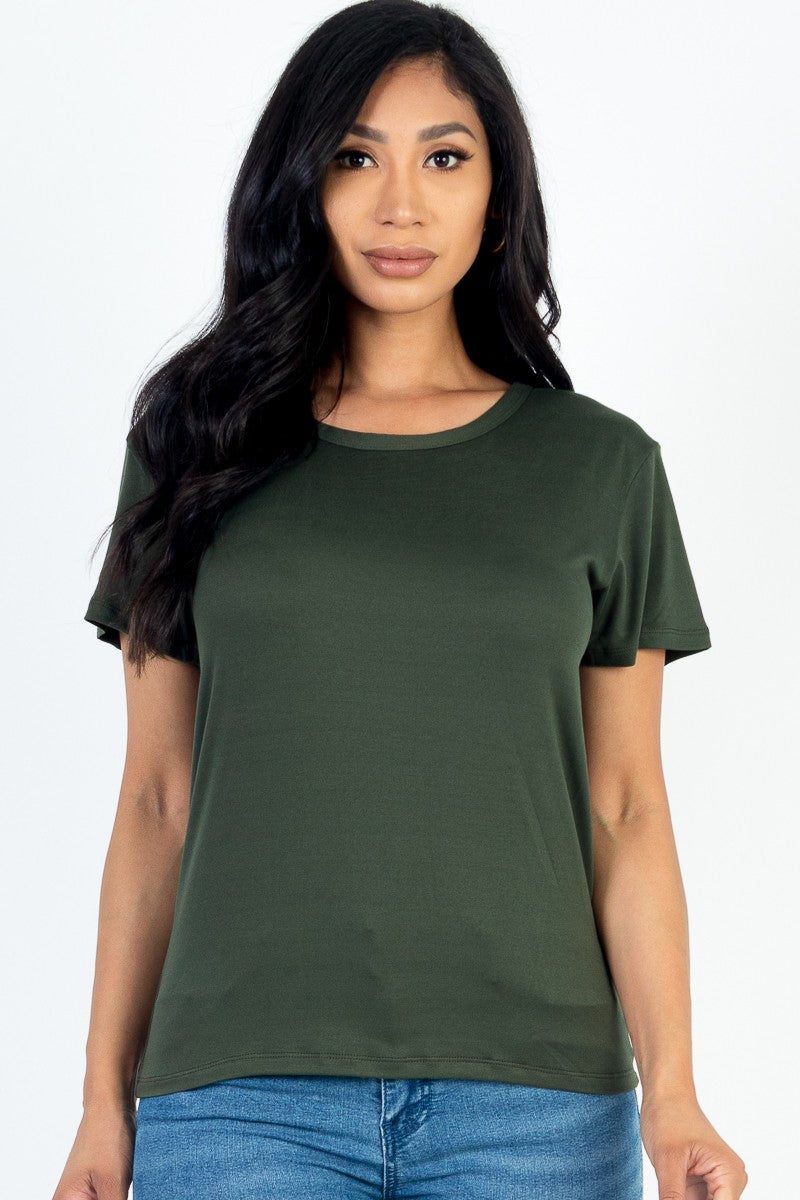 Basic T Shirt Short Sleeved