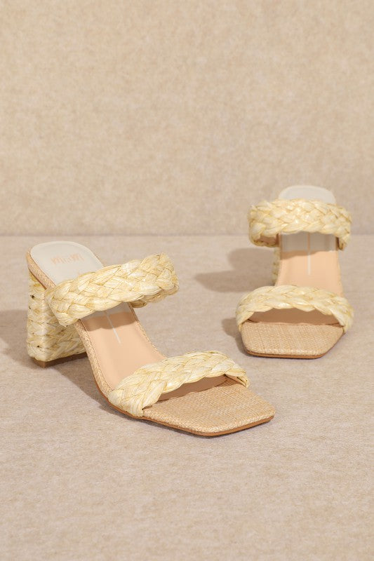 Riya Raffia Sandals
