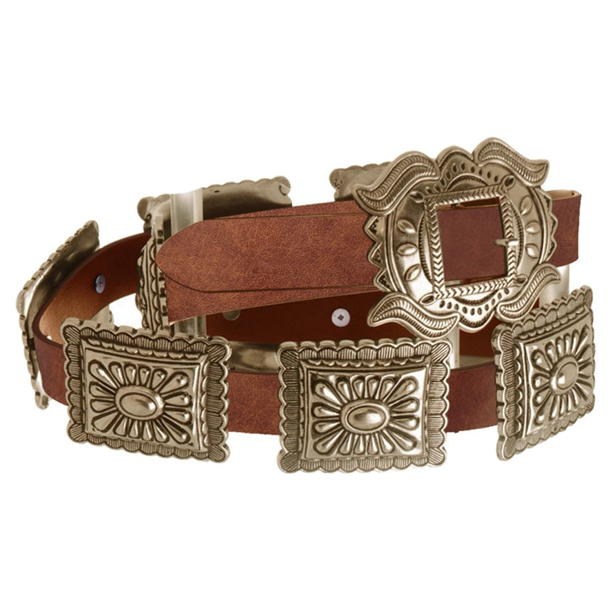 Sutton Rectangle Concho Belt