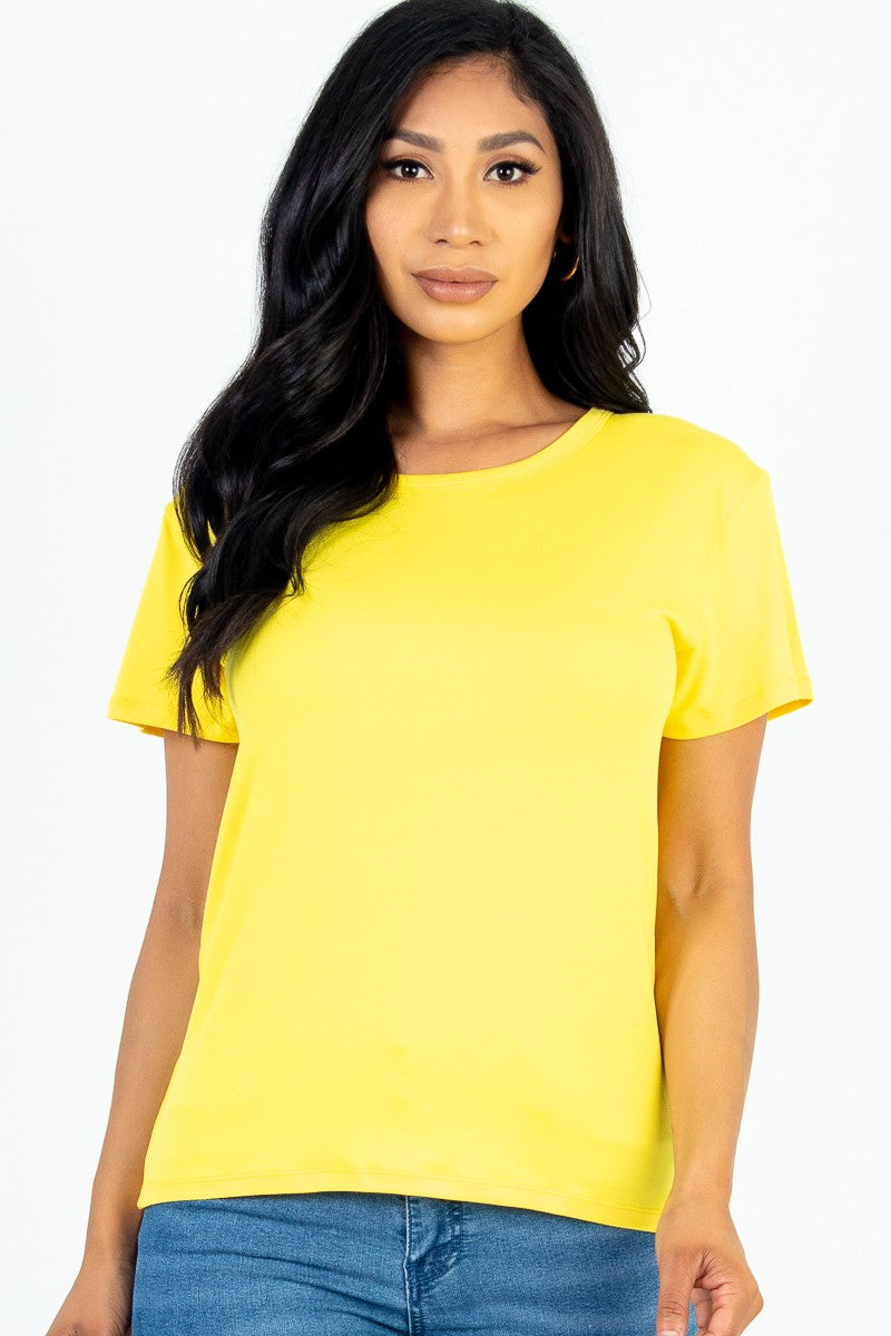 Basic T Shirt Short Sleeved