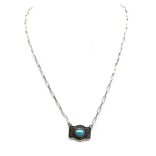 Small Buckle Necklace