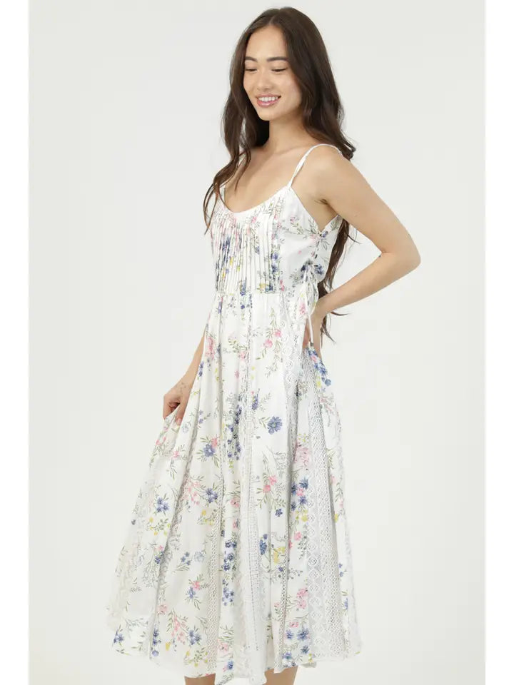 Jillian Floral Midi Dress
