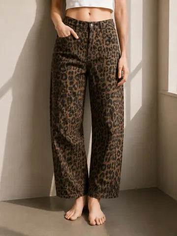 Leopard Jeans