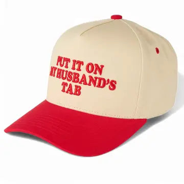 "Put it in My Husband's Tab" Baseball Hat