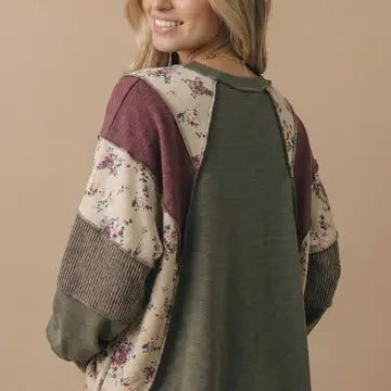 Nanette Patchwork Top
