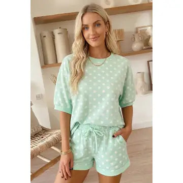 Blaire Polka Dot Lounge Set