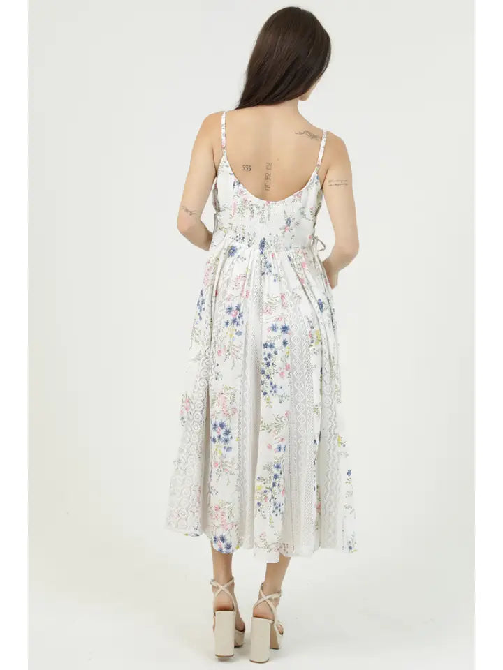Jillian Floral Midi Dress