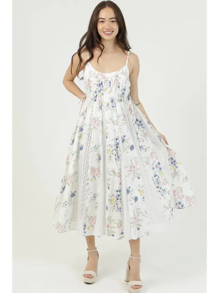 Jillian Floral Midi Dress