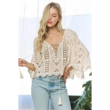 Laurel Crochet Top