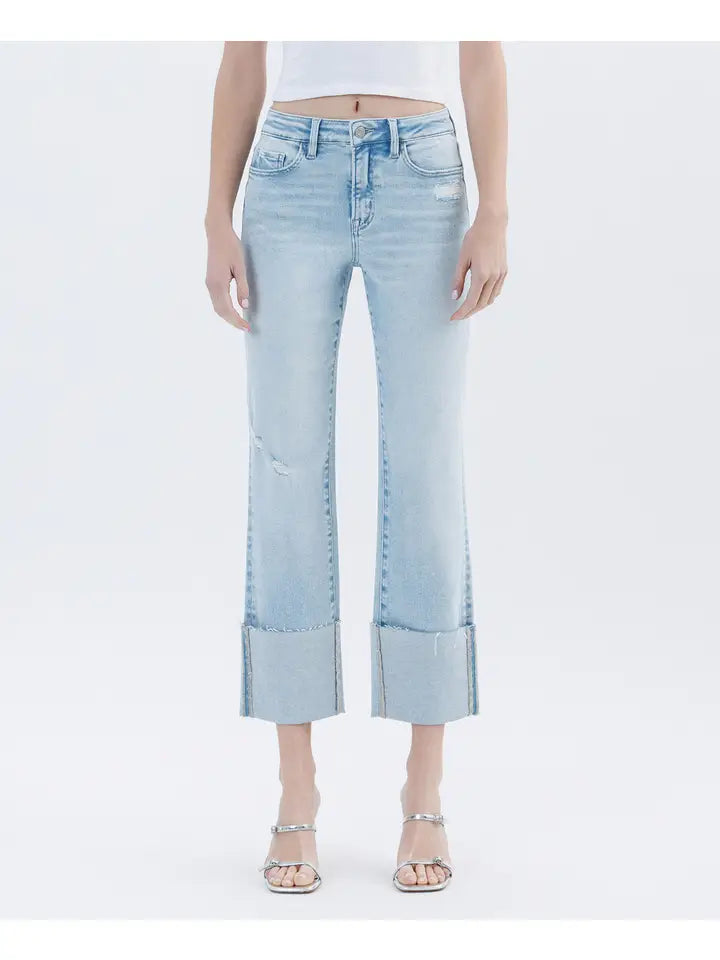 Madison Cuffed Cropped Jeans