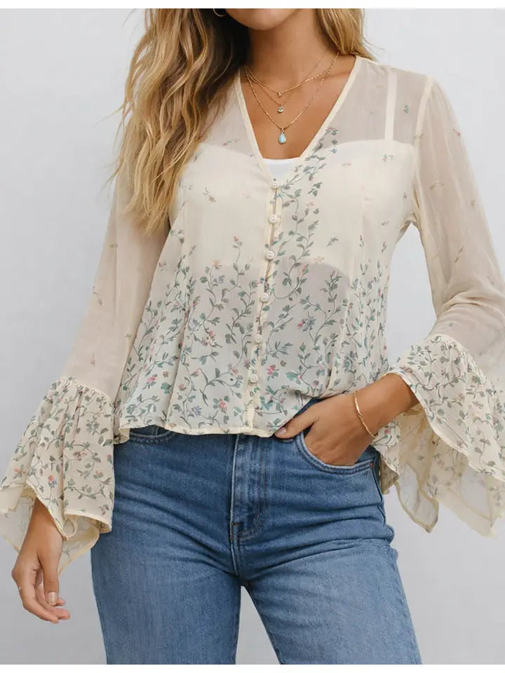 Maeve Floral Top
