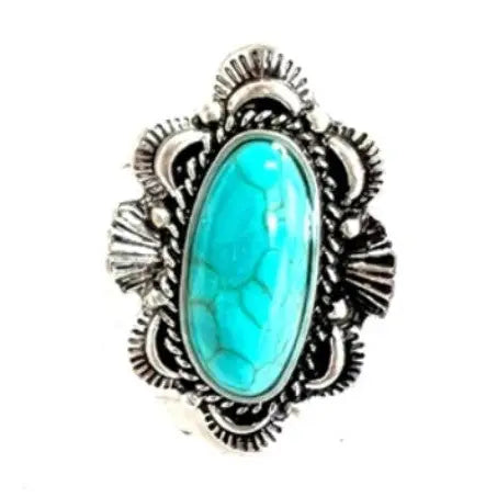 Oval Turquoise ring