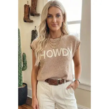 Howdy Short Sleeved Sweater