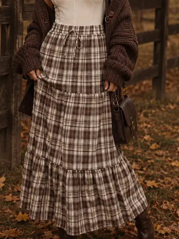 Callista Plaid Skirt