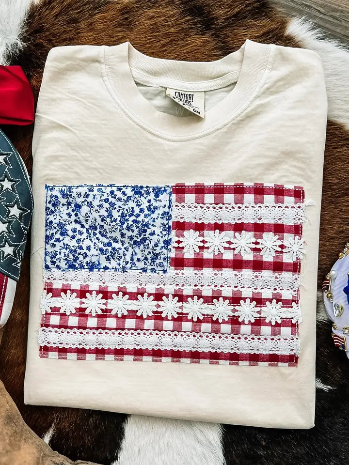 Daisy Flag Tee Shirt