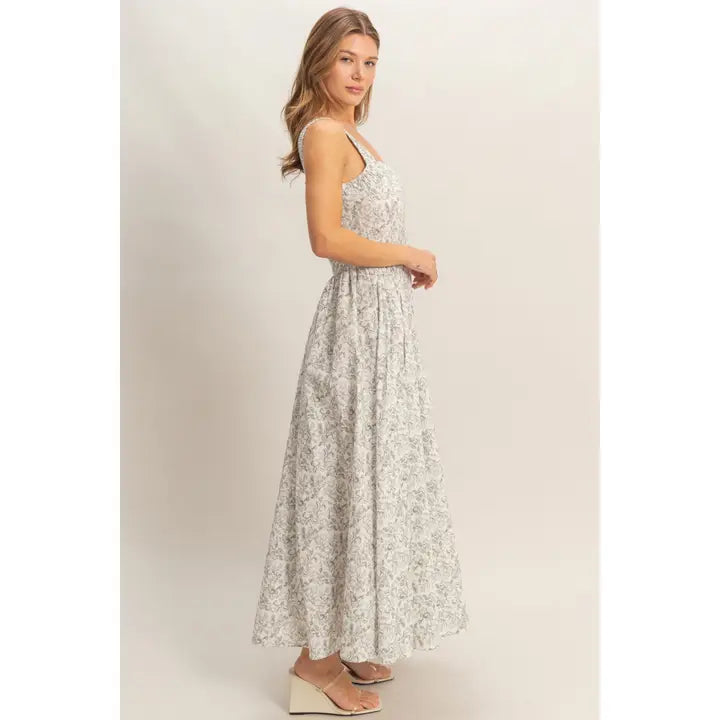 Grace Floral Midi Dress