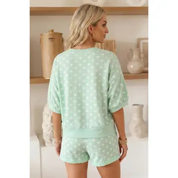 Blaire Polka Dot Lounge Set