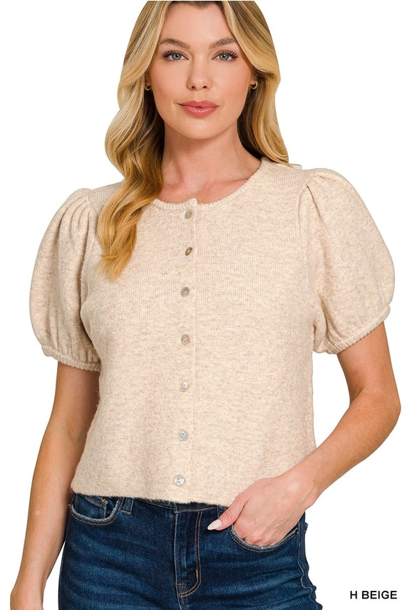 Brooke Short Sleeve Cardigan