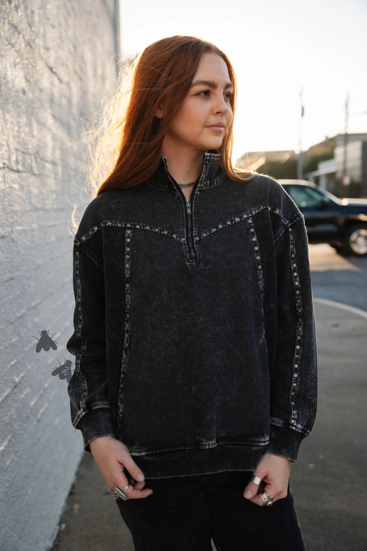 Camden Studded Sweatshirt